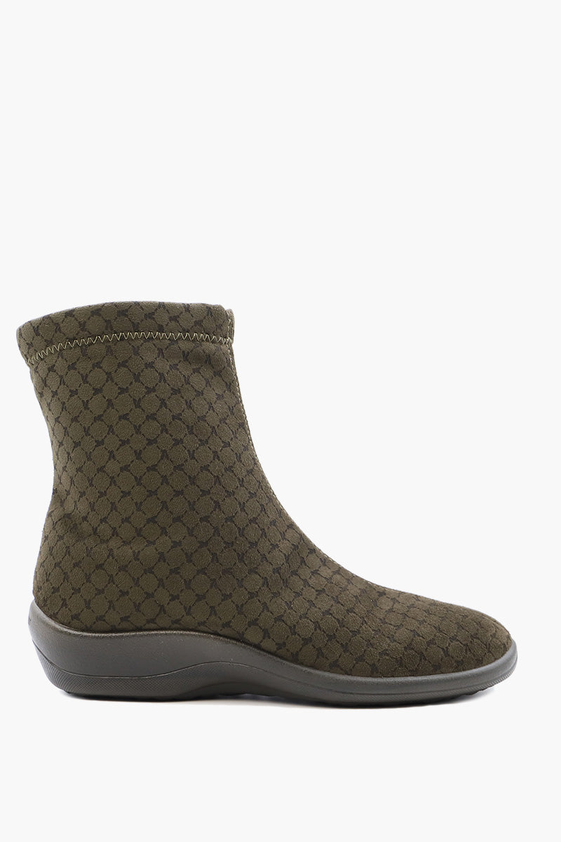 Jasper A - Embossed Limited Edition Bootie - Olive