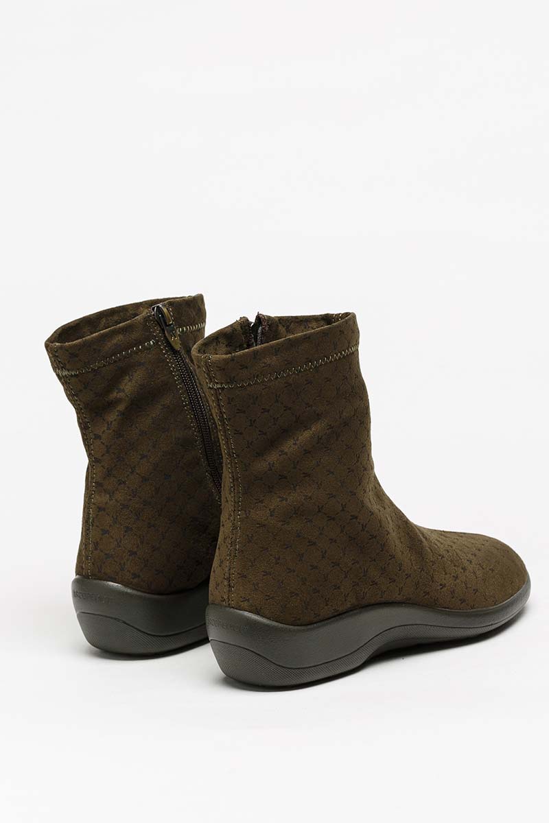 Jasper A - Embossed Limited Edition Bootie - Olive