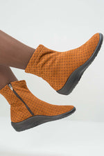 Jasper A - Embossed Limited Edition Bootie - Canela