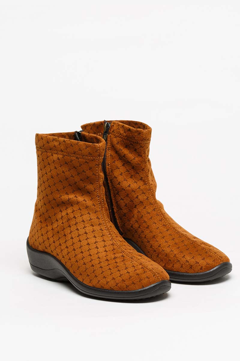 Jasper A - Embossed Limited Edition Bootie - Canela