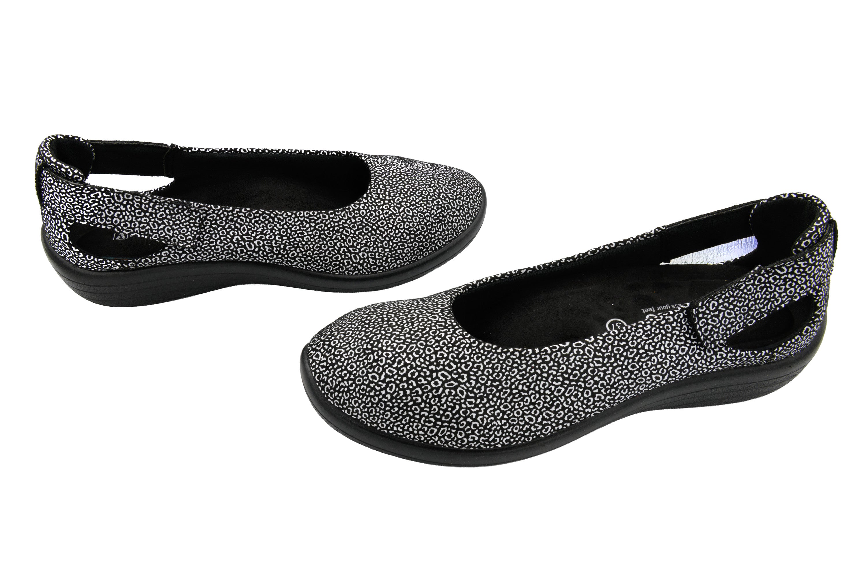 む*ん様 Arcopedico L15 ブラックシェイン フラットシューズ Jasmund – Arcopedico