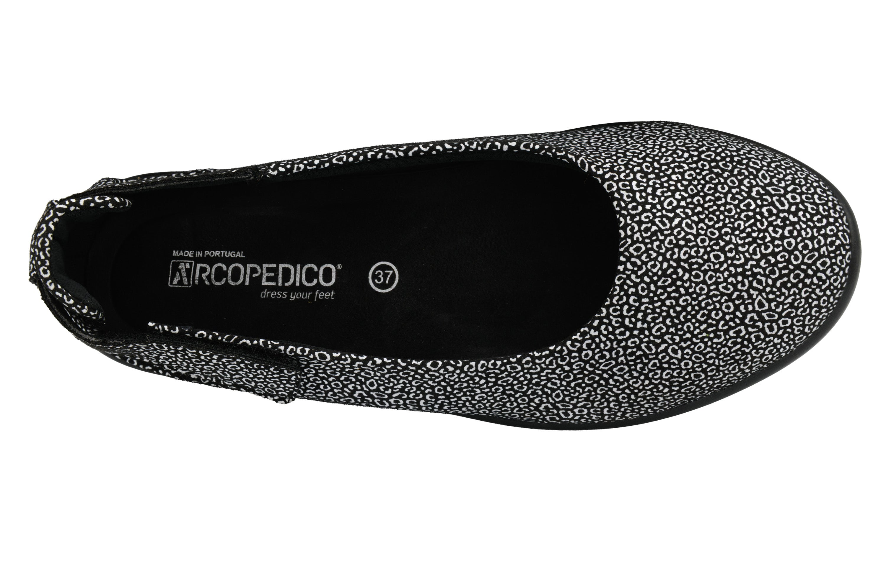 む*ん様 Arcopedico L15 ブラックシェイン フラットシューズ Jasmund – Arcopedico