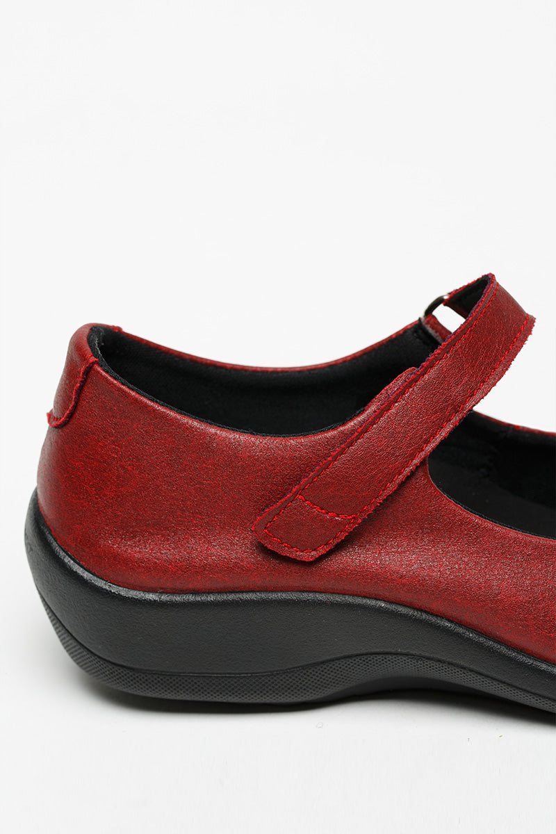 Thy - Lytech Nubuck Mary Jane - Cherry