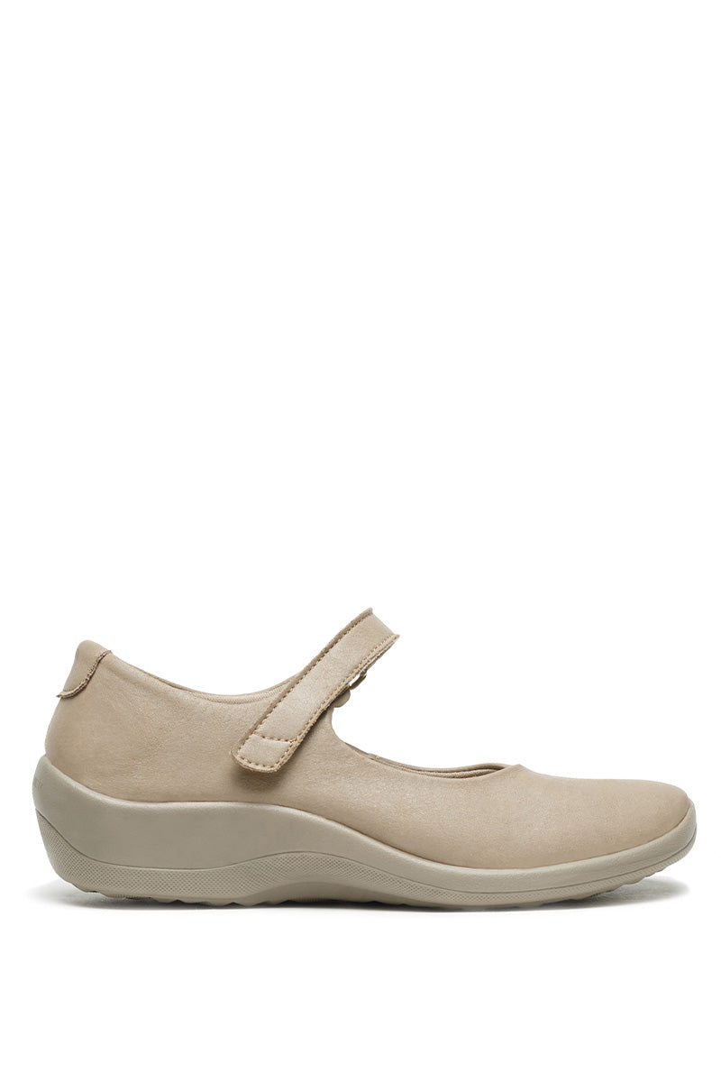 Thy - Lytech Nubuck Mary Jane - Taupe