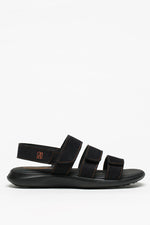 Stelvio - Adjustable Lytech Walking Sandal - Black