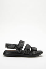 Stelvio - Adjustable Lytech Walking Sandal - Black Palm