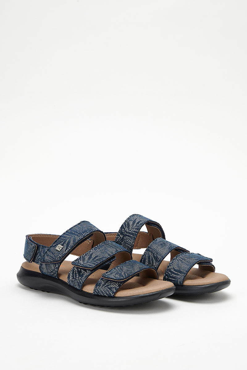 Stelvio - Adjustable Lytech Walking Sandal - Cobalt Palm