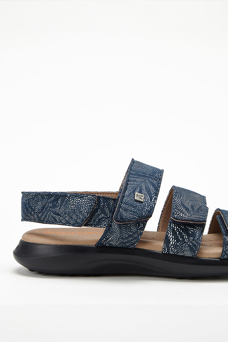 Stelvio - Adjustable Lytech Walking Sandal - Cobalt Palm