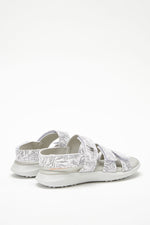 Stelvio - Adjustable Lytech Walking Sandal - White Palm