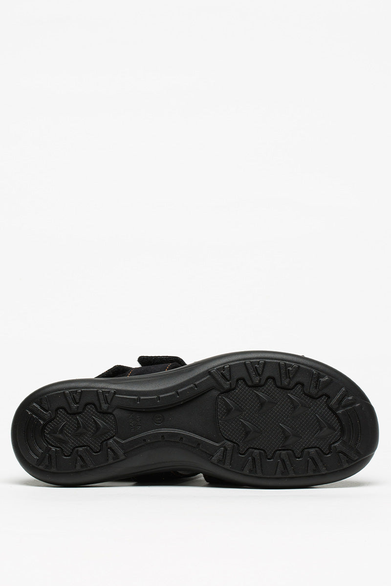 Corbett - Adjustable Lytech Walking Sandal - Black