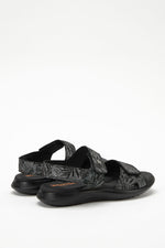 Corbett Palm - Printed Lytech Walking Sandal - Black