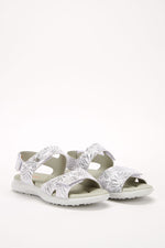 Corbett Palm - Printed Lytech Walking Sandal - White