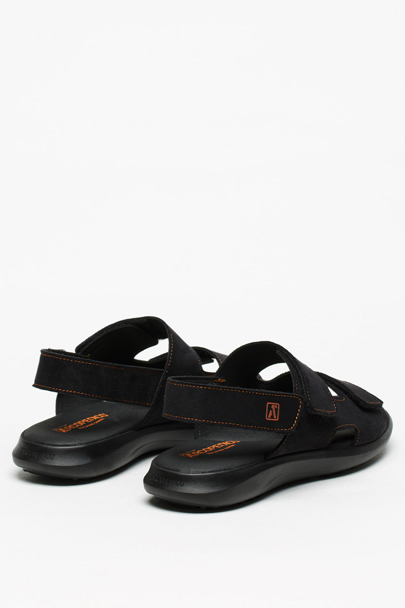 Sumava - Adjustable Lytech Walking Sandal - Black