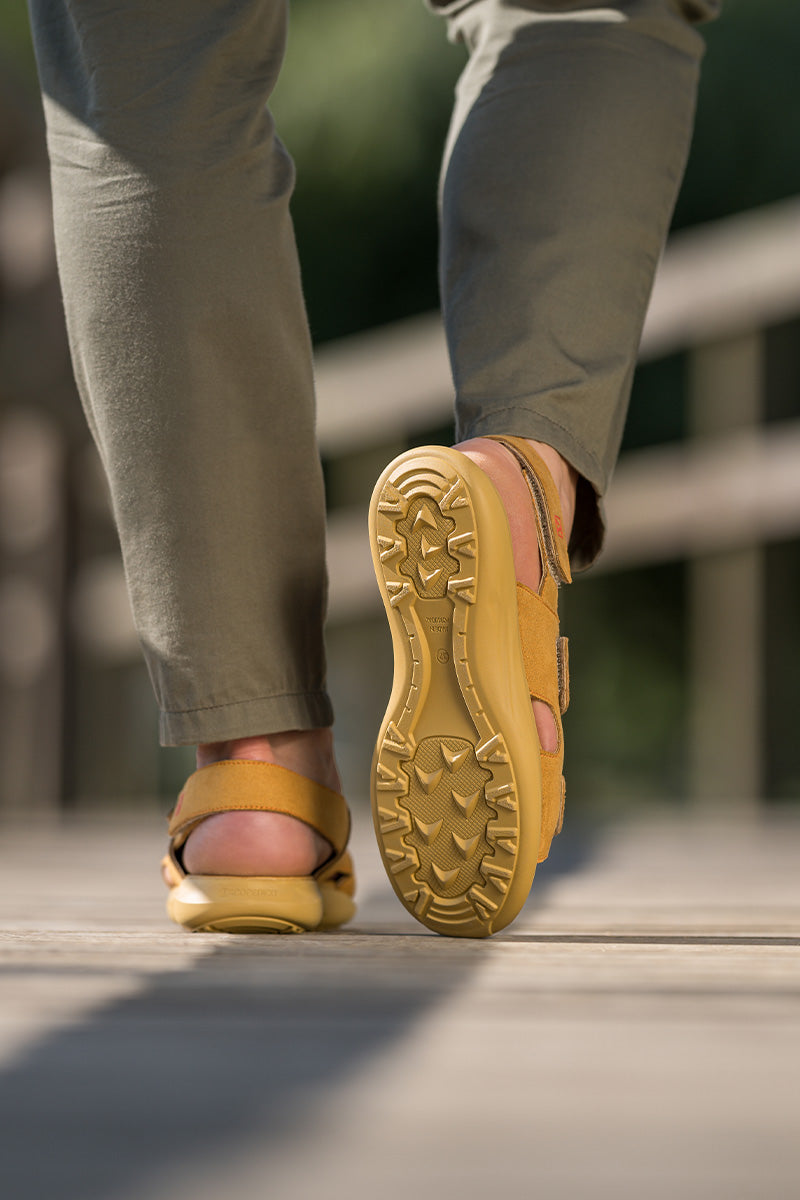 Sumava - Adjustable Lytech Walking Sandal - Mustard