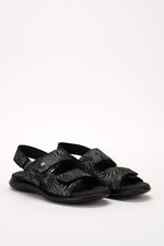Sumava Palm - Printed Lytech Walking Sandal - Black