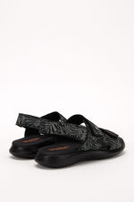 Sumava Palm - Printed Lytech Walking Sandal - Black
