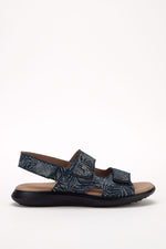Sumava Palm - Printed Lytech Walking Sandal - Cobalt