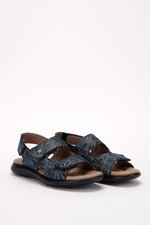 Sumava Palm - Printed Lytech Walking Sandal - Cobalt