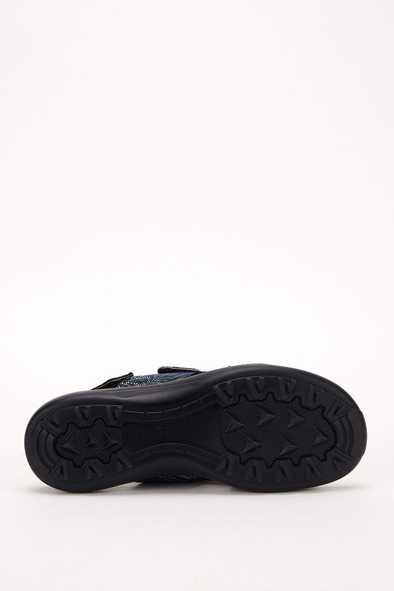Sumava Palm - Printed Lytech Walking Sandal - Cobalt