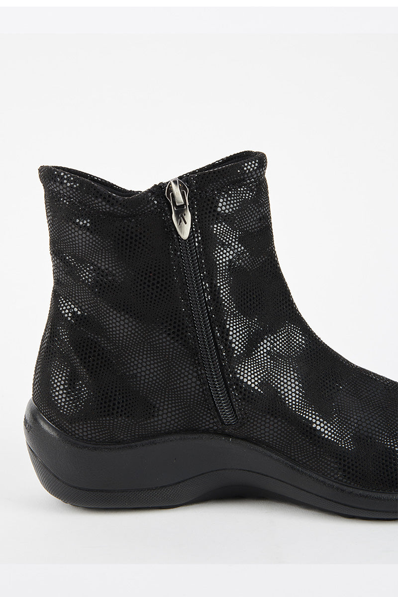 Paluma Stardust - Printed Lytech Scrunch Bootie - Black