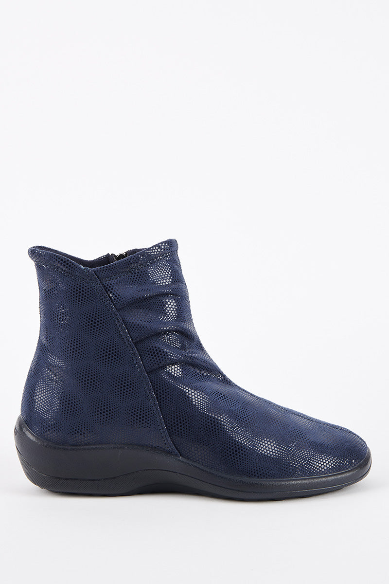 Paluma Stardust - Printed Lytech Scrunch Bootie - Navy