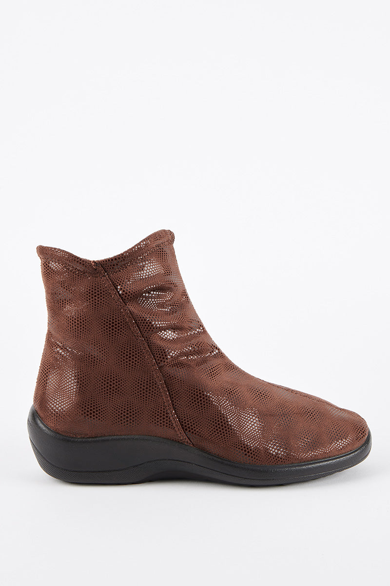 Paluma Stardust - Printed Lytech Scrunch Bootie - Brown