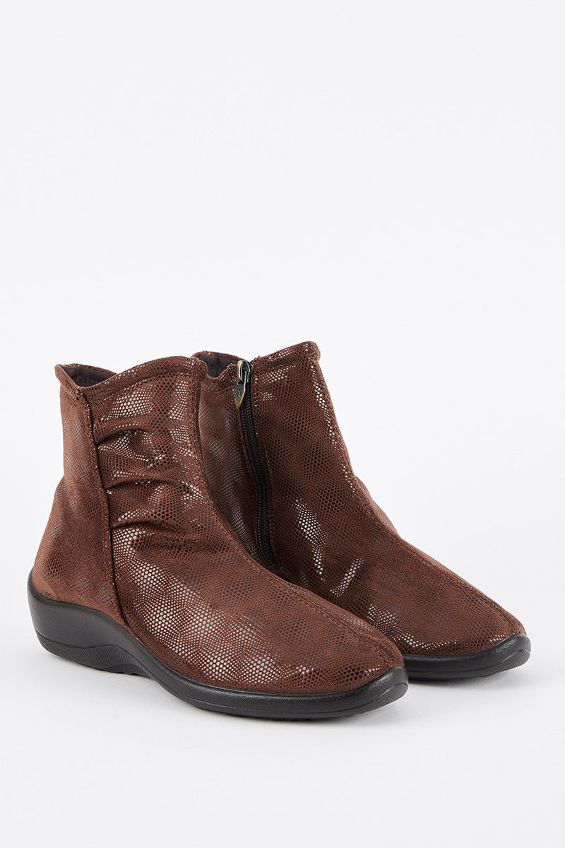 Paluma Stardust - Printed Lytech Scrunch Bootie - Brown