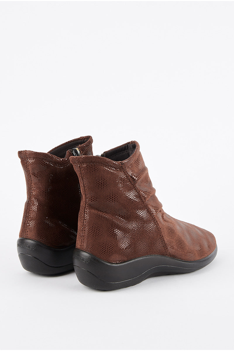 Paluma Stardust - Printed Lytech Scrunch Bootie - Brown