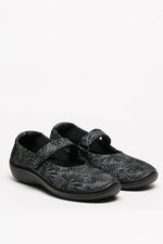 Estrela Palm - Printed Lytech Mary Jane - Black