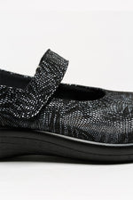 Estrela Palm - Printed Lytech Mary Jane - Black