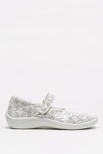 Estrela Palm - Printed Lytech Mary Jane - White