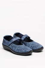 Estrela Palm - Printed Lytech Mary Jane - Blue