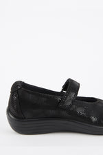 Estrela Stardust - Printed Lytech Mary Jane - Black