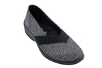 Acadia Seashell - Printed Lytech Slip-On - Black