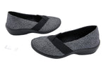 Acadia Seashell - Printed Lytech Slip-On - Black