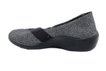 Acadia Seashell - Printed Lytech Slip-On - Black