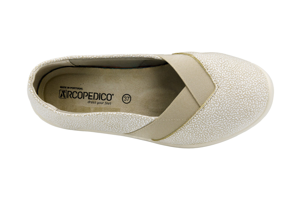 Acadia Seashell - Printed Lytech Slip-On - Sahara