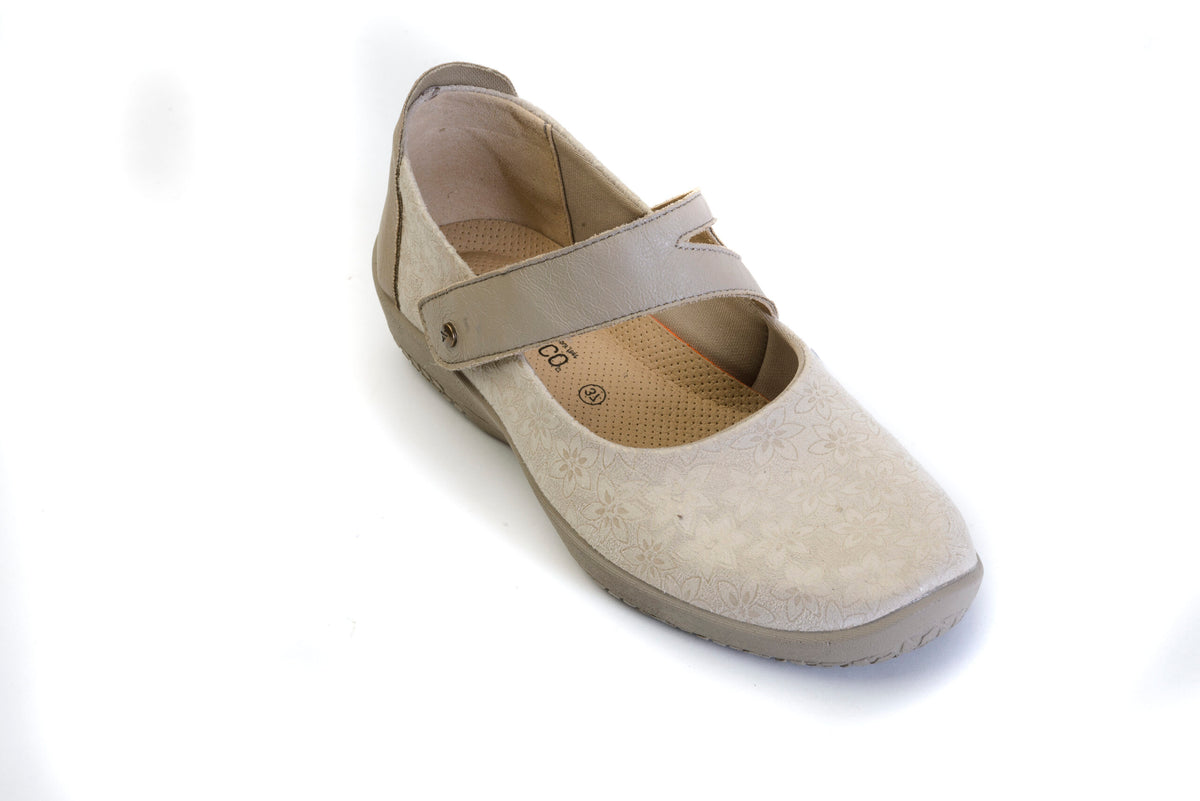 Cosmo Agatha - Lytech Asymmetric Strap Mary Jane - Taupe