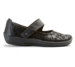 Cosmo Agatha - Lytech Asymmetric Strap Mary Jane - Black