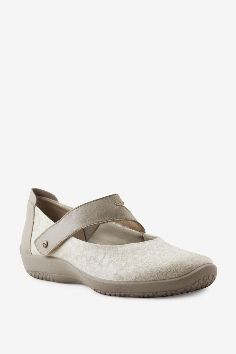 Cosmo Agatha - Lytech Asymmetric Strap Mary Jane - Taupe