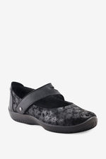 Cosmo Agatha - Lytech Asymmetric Strap Mary Jane - Black