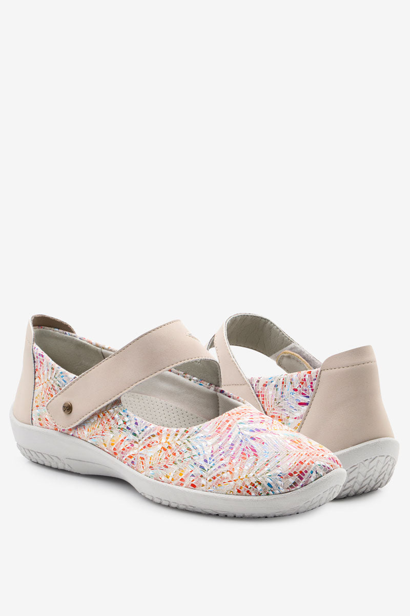Cosmo Kokoa - Lytech Asymmetric Strap Mary Jane - White