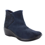 Stara - Lytech Ankle Bootie - Navy Bengal Microsuede