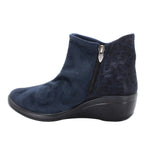 Stara - Lytech Ankle Bootie - Navy Bengal Microsuede