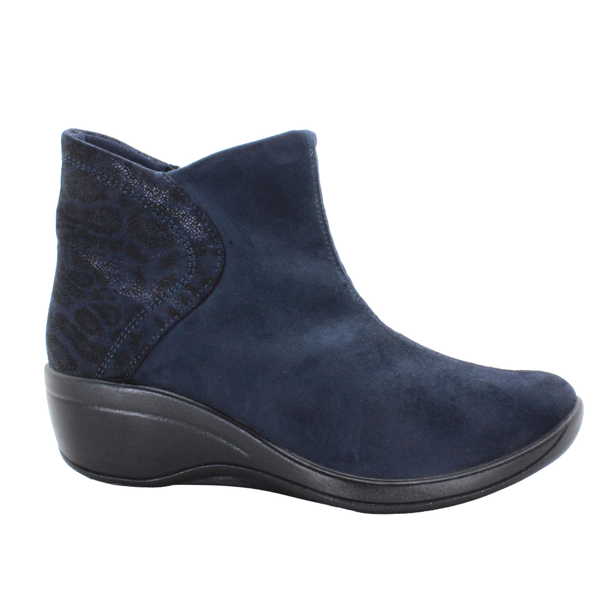 Stara - Lytech Ankle Bootie - Navy Bengal Microsuede