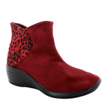 Stara - Lytech Ankle Bootie - Bordeaux Bengal Microsuede