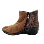 Stara - Lytech Ankle Bootie - Brown Bengal Microsuede