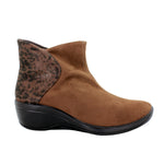 Stara - Lytech Ankle Bootie - Brown Bengal Microsuede