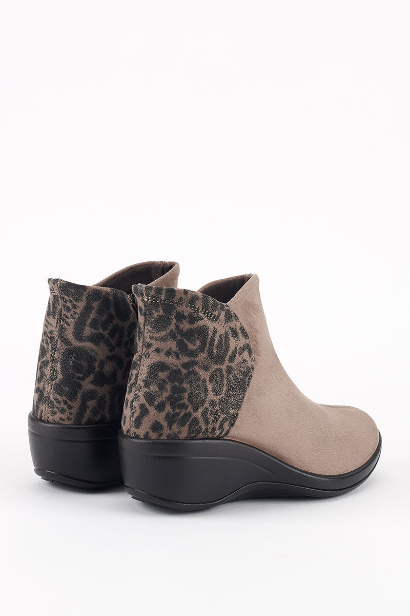 Stara - Lytech Ankle Bootie - Marengo Bengal Microsuede