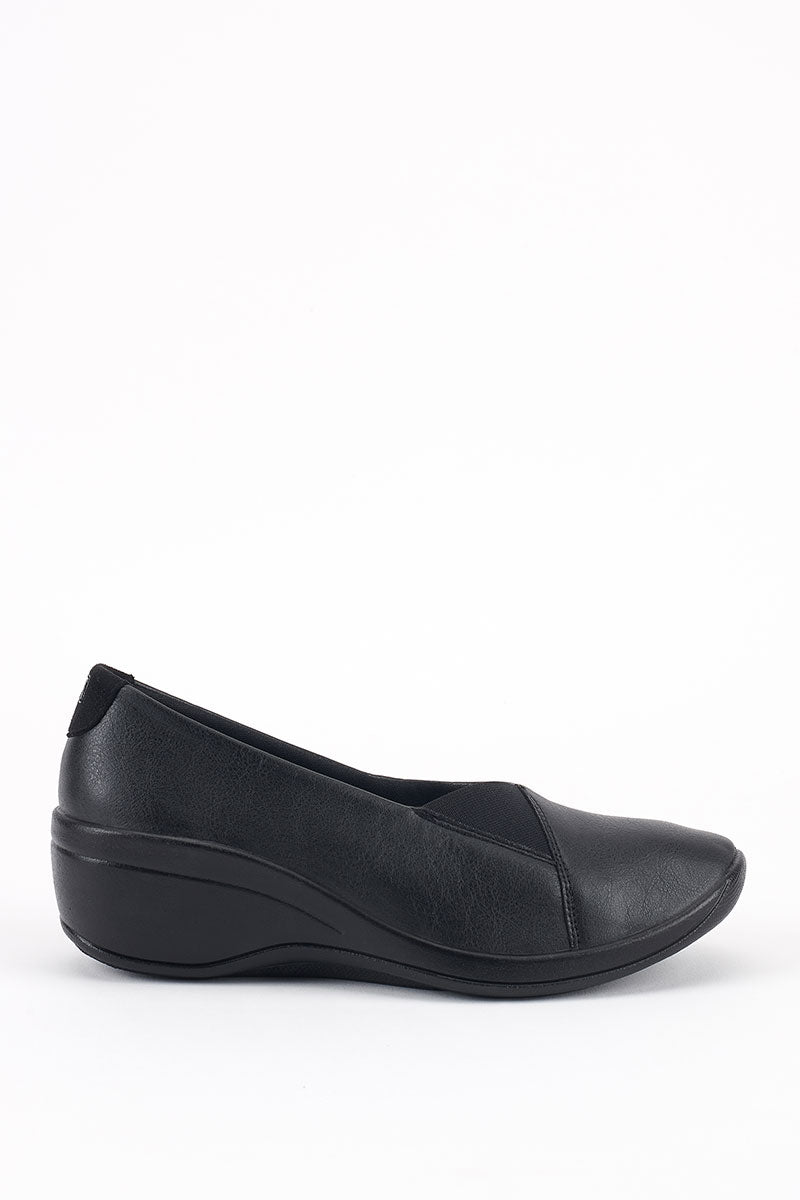 Tejo - Lytech SlipOn Wedge - Black Combi